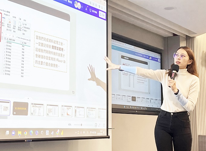 圖片標題:圖二_陳首暄講師上課情形
