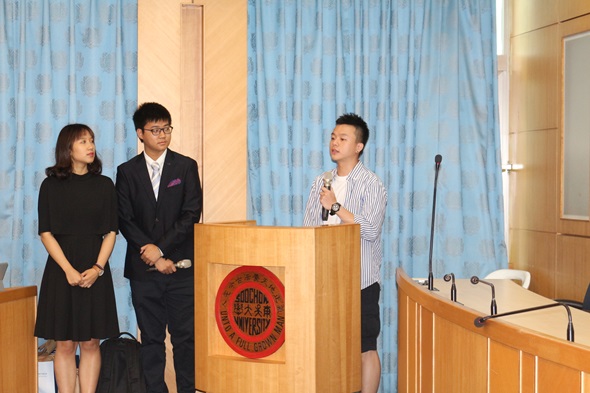 圖片標題:03 廣東會代表上台分享活動經驗