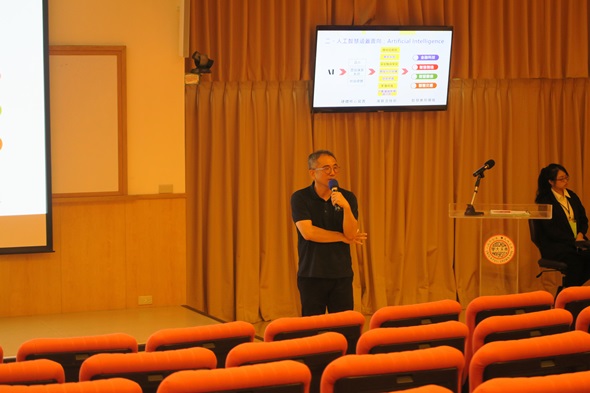 圖片標題:王志傑研發長報告校務規劃