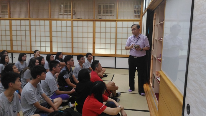 圖片標題:高中參訪本校文化教室.2