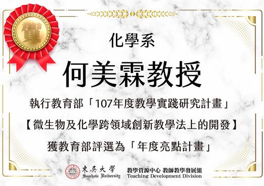 圖片標題:教師教學發展組-107年度「教育部教學實踐研究計畫」相關報導 (Copy)