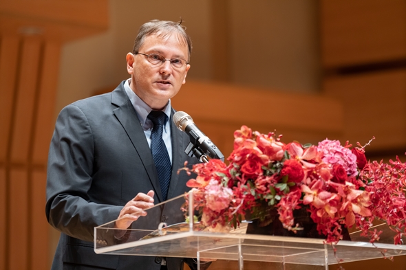 圖片標題:01斯洛伐克經濟文化辦事處代表博塔文致詞