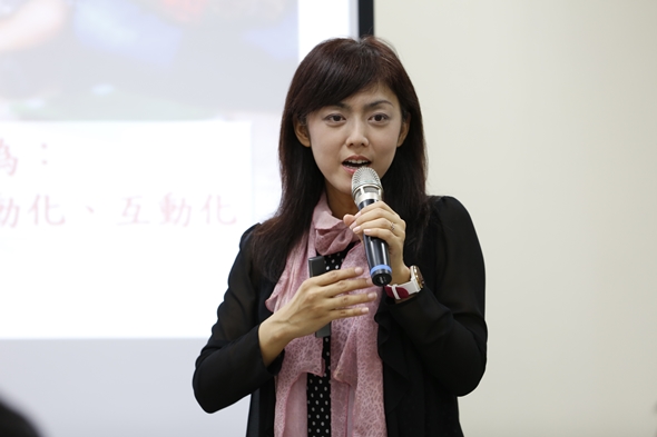 圖片標題:台大演講照片