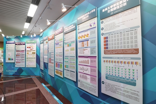 圖片標題:圖五校務研究展區