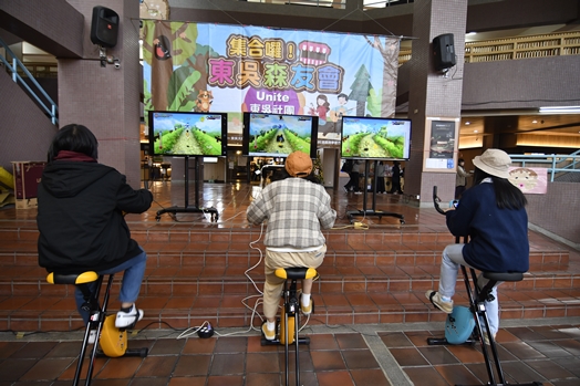 圖片標題:同學騎心合力努力競賽