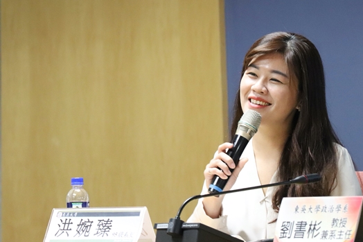 圖片標題:01 洪婉臻學姐講到學生時期相當開心