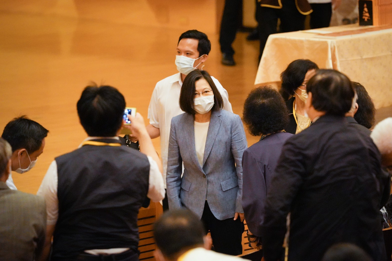 圖片標題:圖一、蔡英文總統出席傅正逝世三十週年新書發表與座談會