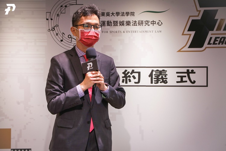 圖片標題:運動暨娛樂法研究中心 李志峰主任致詞