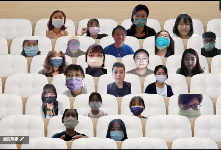 圖片標題:08同學們在線上和講者大合照留念