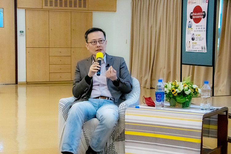 圖片標題:03講者張國洋給予Podcast製作的建議