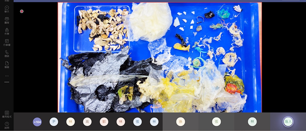 圖片標題:03陳人平分享海龜腹中的人類垃圾