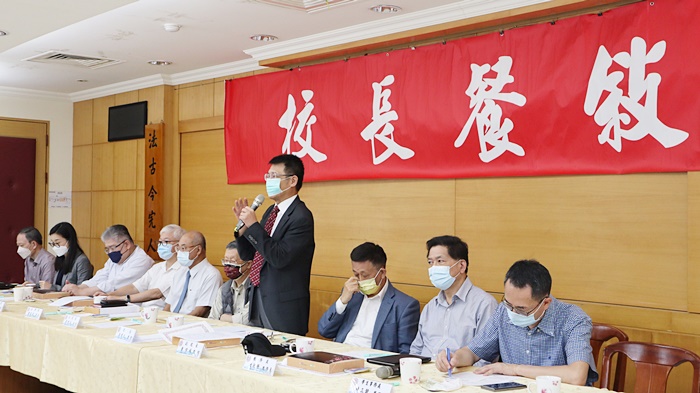 圖片標題:07 藉由餐敘，讓校內師生一同用餐並進行意見交流，共同打造更優質的學習環境