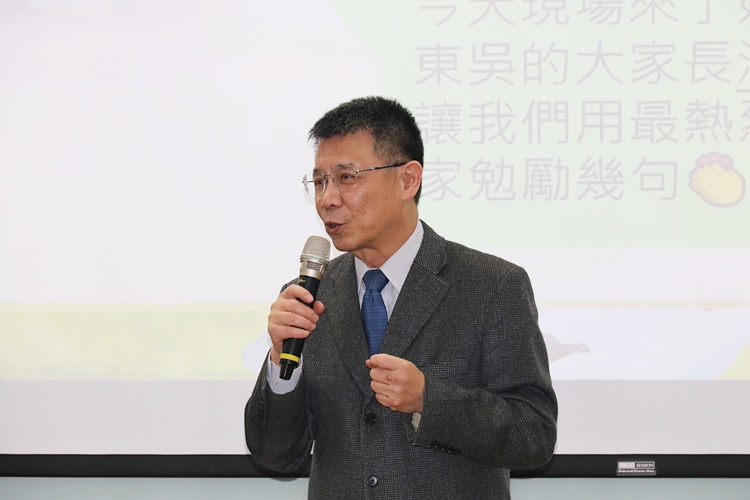 圖片標題:2 潘維大校長強調跨域學習的重要性