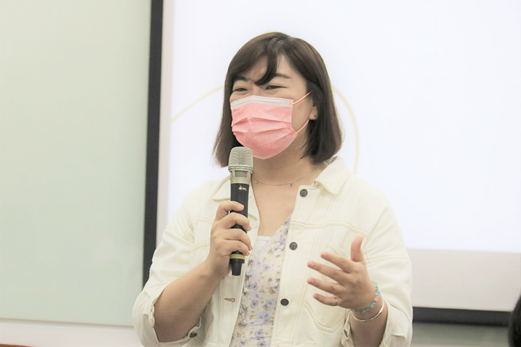 圖片標題:02 許曼君老師對同學的鼓勵