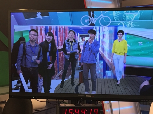 圖片標題:圖六： 虛擬實境的現場體驗