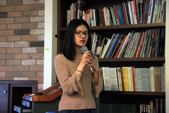 圖片標題:01校友張紀盈分享上海工作經驗