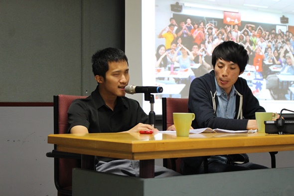 圖片標題:02沈柏鴻分享現場 