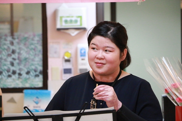 圖片標題:雙簧管演奏者