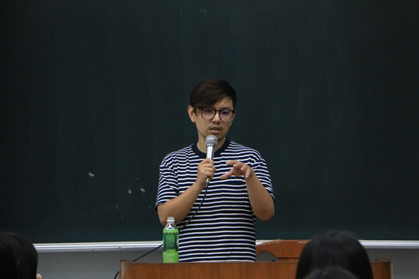 圖片標題:圖二： 逗點文創結社總編輯陳夏民