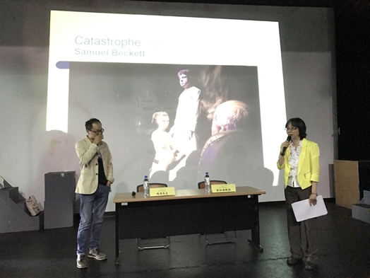 圖片標題:主持人侯淑娟老師與鴻鴻講師