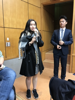 圖片標題:04 法律系張晏甯同學分享心得