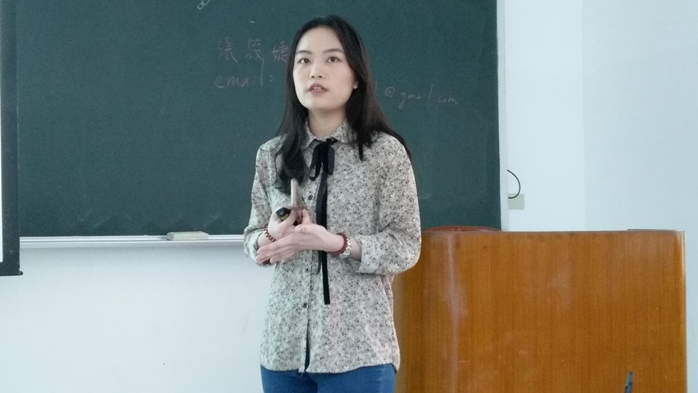 圖片標題:哲學四許禎文分享建國大學的交換生活