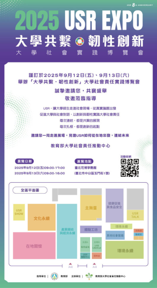 圖片標題:上傳3：2025_USR_EXPO宣傳海報