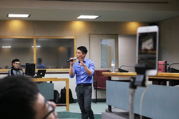 圖片標題:陳浪首先自我介紹