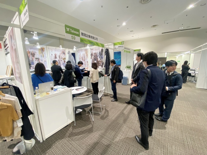 圖片標題:圖二、致冠企業參加2024年大阪展PANTEXTILES攤位