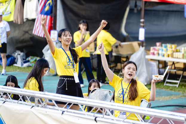 圖片標題:2025東吳國際超馬志工2