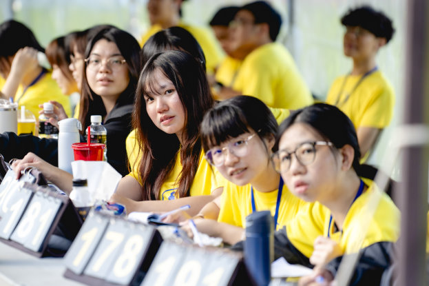 圖片標題:2025東吳國際超馬志工3