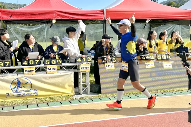 圖片標題:2025東吳國際超馬志工7