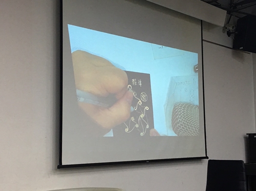 圖片標題:03林老師現場示範